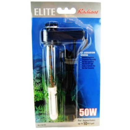 Elite Radiant Mini Aquarium Heater - 50 Watts (6