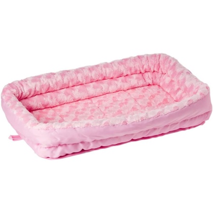 MidWest Double Bolster Pet Bed Pink - Small - 1 count