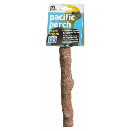 Prevue Pacific Perch - Beach Branch - Small - 7in. Long - (Small-Medium Birds)