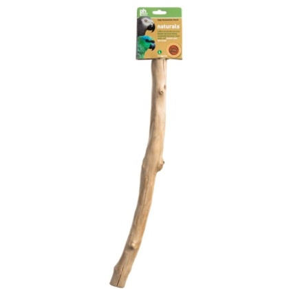 Prevue Pet Naturals Coffee Wood Straight Branch Perch - 18in. Long