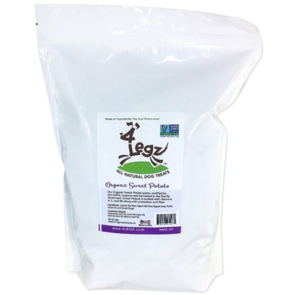 4Legz Organic Sweet Potato Crunchy Dog Cookies - 4 lbs