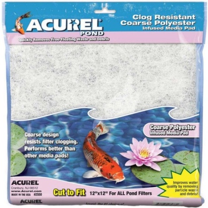 Acurel Coarse Polyester Media Pad - Pond - For 12