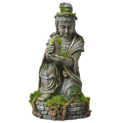 Exotic Environments Ancient Buddha Statue with Moss Aquarium Ornament - 4