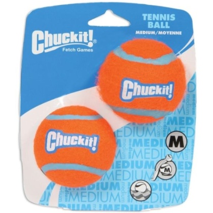 Chuckit Tennis Balls - Medium Balls - 2.25\