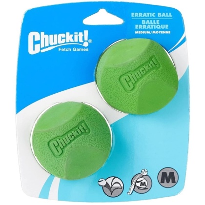 Chuckit Erratic Ball for Dogs - Medium Ball - 2.25