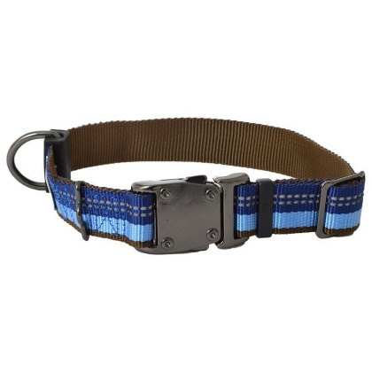 K9 Explorer Sapphire Reflective Adjustable Dog Collar - 12\