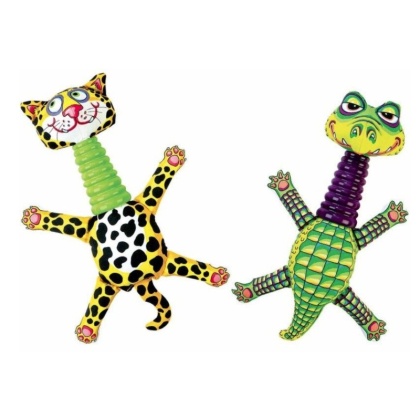 Fat Cat Rubber Neckers Dog Toy Assorted Styles - 1 count
