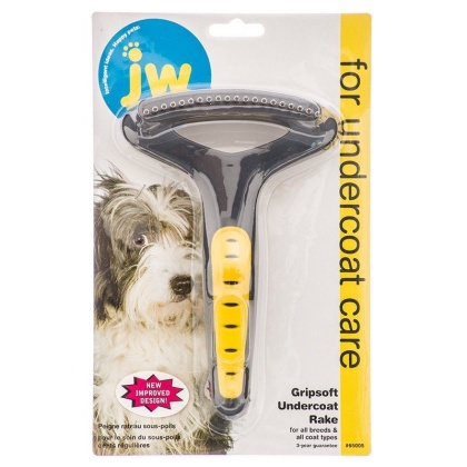 JW Gripsoft Regular Tooth Undercoat Rake - Undercoat Rake