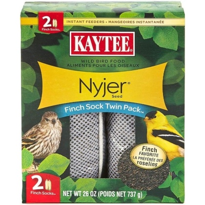 Kaytee Finch Sock Bird Feeder - 26 oz (2 Pack)