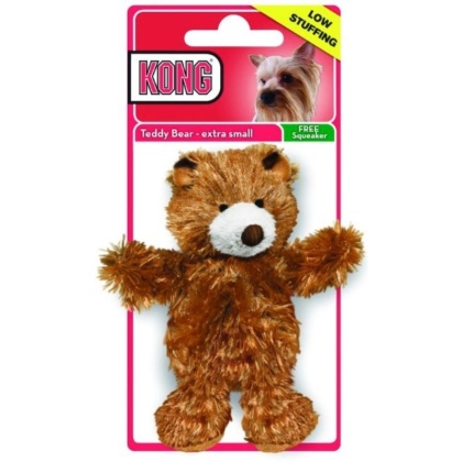 KONG Plush Teddy Bear Dog Toy - Medium