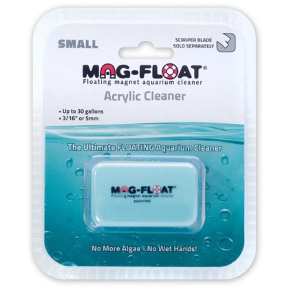 Mag Float Floating Magnetic Aquarium Cleaner - Acrylic - Small (30 Gallons)