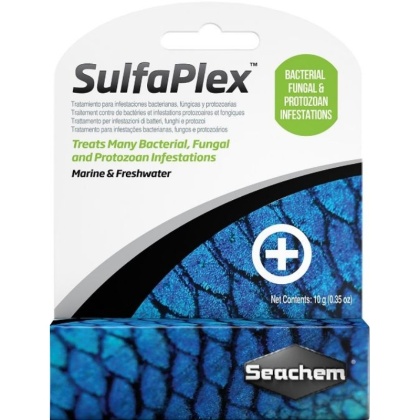 Seachem Sulfaplex Bacterial, Fungal and Protozoan Treatment - 0.4 oz
