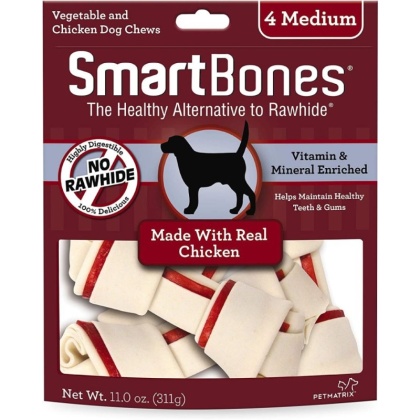 SmartBones Chicken & Vegetable Dog Chews - Medium - 5\