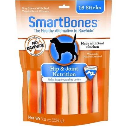 SmartBones Hip & Joint Care Treat Sticks for Dogs - Chicken - 16 Pack - (3.75\