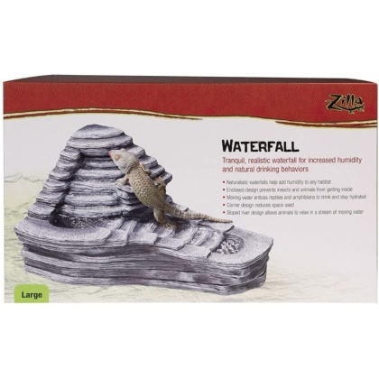 Zilla Large Waterfall for Reptiles - 1 count